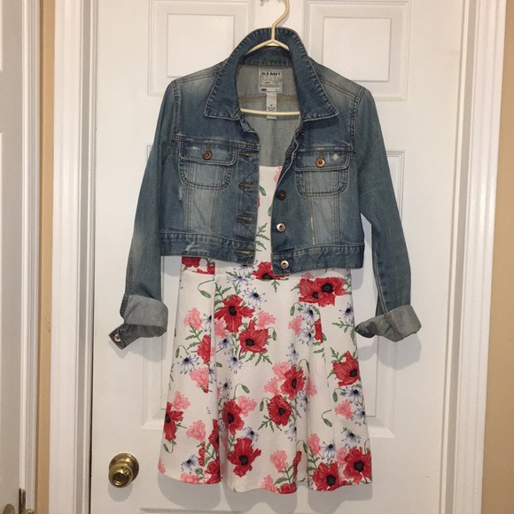 Floral High Waisted Dress - Picture 3 of 4